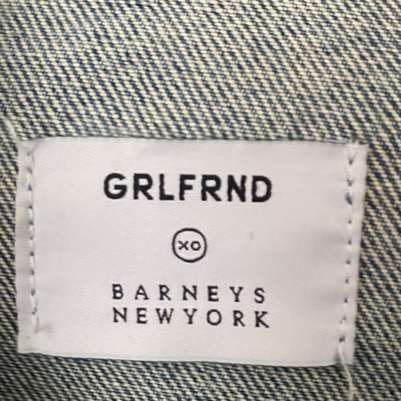 DENIM BF Jean Jacket | GRLFRND x BARNEYS NY - Picture 2 of 3